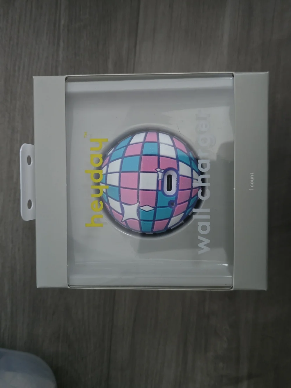 heyday Pink, Blue & Purple Mosaic Wall Charger